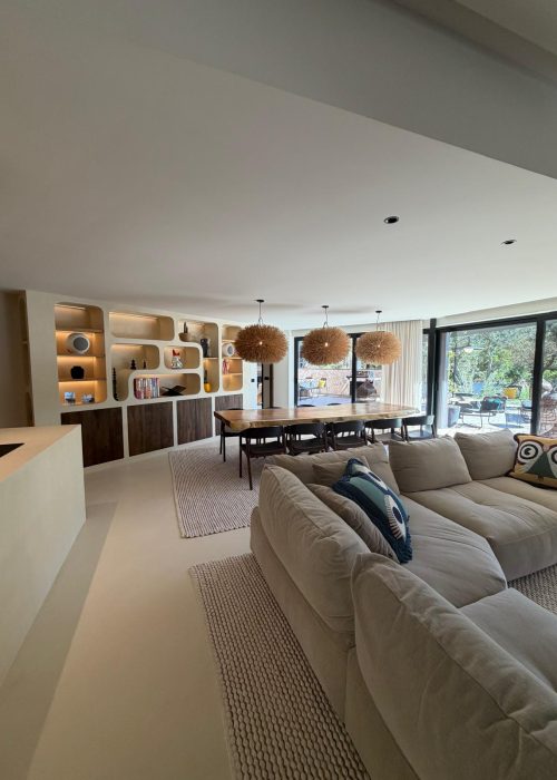 Evasion Habitat - Architecture d'intérieur porto-vecchio - projet quartz - domaine de cala rossa - séjour salle à manger