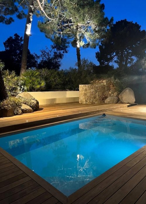 Evasion Habitat - Décoration et design en architecture d'intérieur Porto Vecchio - Projet Nacre à Cala Rossa - éclairage extérieur 5 re 3