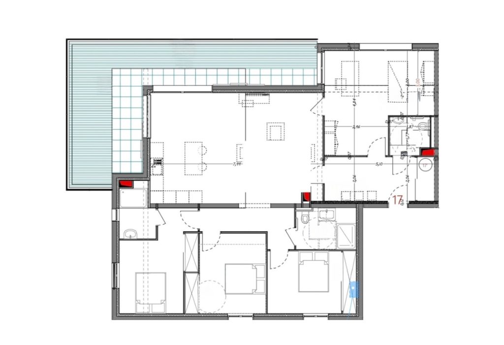 Evasion Habitat - Décoration et design en architecture d'intérieur Porto Vecchio - Projet Orizonte à Porto-Vecchio - plan sans cotes re