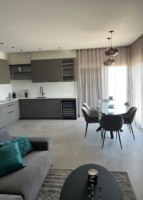 Evasion Habitat - Décoration et design en architecture d'intérieur Porto Vecchio - Projet Orizonte à Porto-Vecchio - salle à manger 5 re
