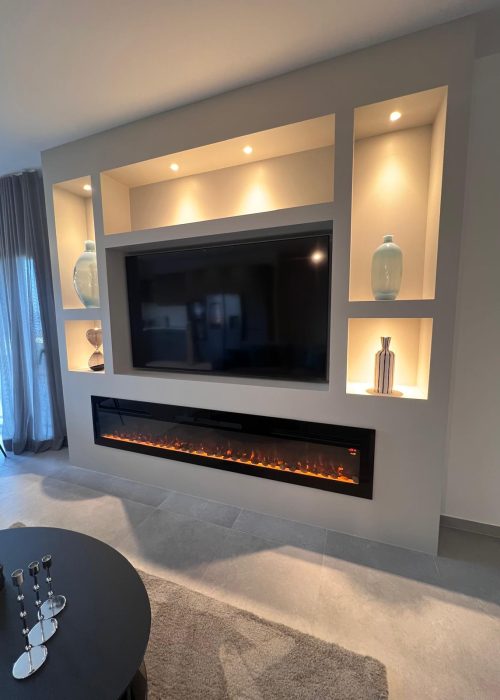 Evasion Habitat - Décoration et design en architecture d'intérieur Porto Vecchio - Projet Orizonte à Porto-Vecchio - séjour pièce maitresse